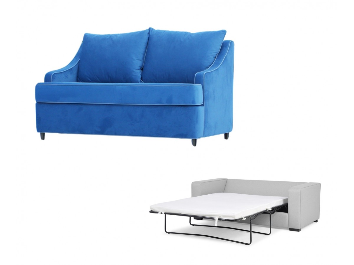 Sofa Nottingham rozkładana kolor niebieski