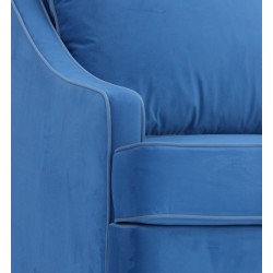 Sofa Nottingham rozkładana kolor niebieski