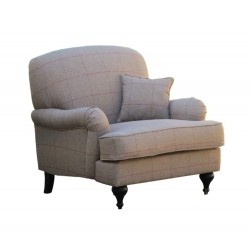 Paxton fotel w kratę w stylu angielskim