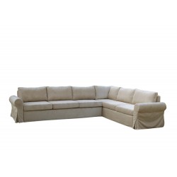 Marie duży narożnik z fartuchem w stylu Hampton 350x280