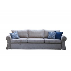 Duża sofa ze ściąganym pokrowcem