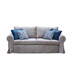 Sofa w stylu prowansalskim z fartuchem Marie 206 cm