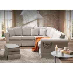 Lavender narożnik w stylu prowansalskim na wymiar