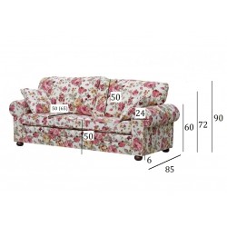 Carol fotel w stylu etno