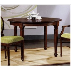 Luigi okrągły rozkładany stół w stylu prowansalskim