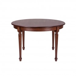 Luigi okrągły rozkładany stół w stylu prowansalskim