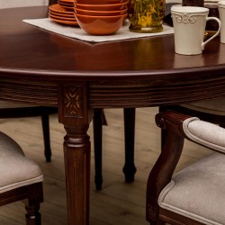 Luigi 120x120 okrągły stół w stylu angielskim