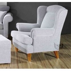 Babciny - fotel z wysokim oparciem uszak