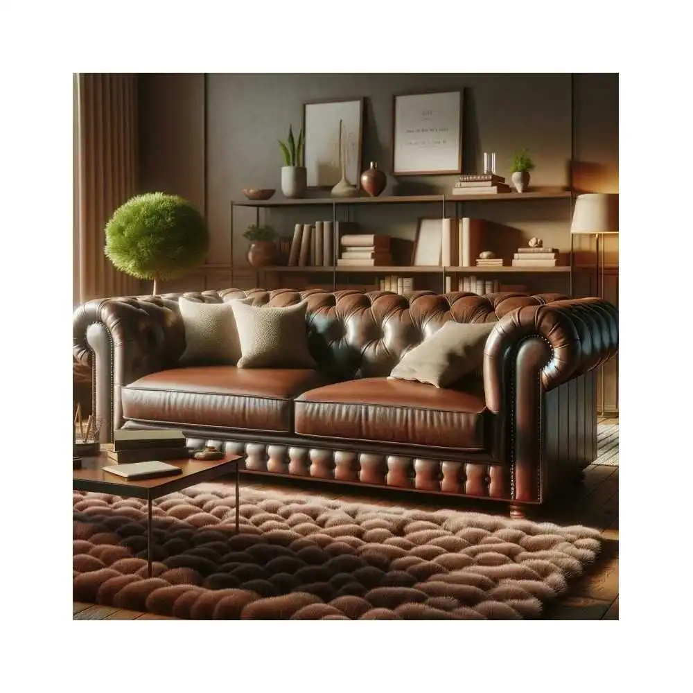 Chesterfield Retro 230 - skórzana sofa chesterfield