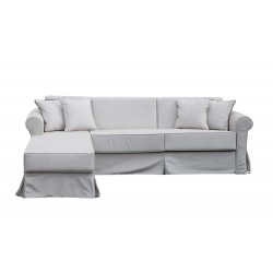 Kanapa z systemem włoskim i szezlongiem Hilton 250