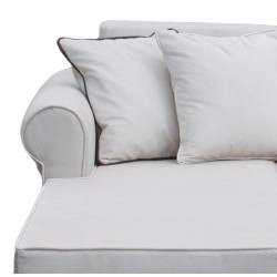 Kanapa z systemem włoskim i szezlongiem Hilton 250