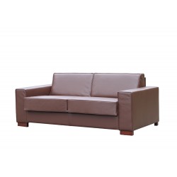 Sofa Malaga 203 z funkcją spania codziennego w skórze naturalnej