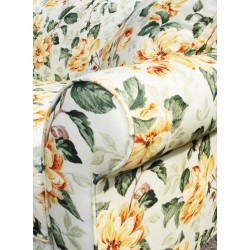 Tiara 170 – wygodna kwiatowa kanapa z głębokim siedziskiem w stylu New England