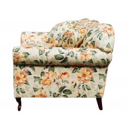 Tiara 170 – wygodna kwiatowa kanapa z głębokim siedziskiem w stylu New England