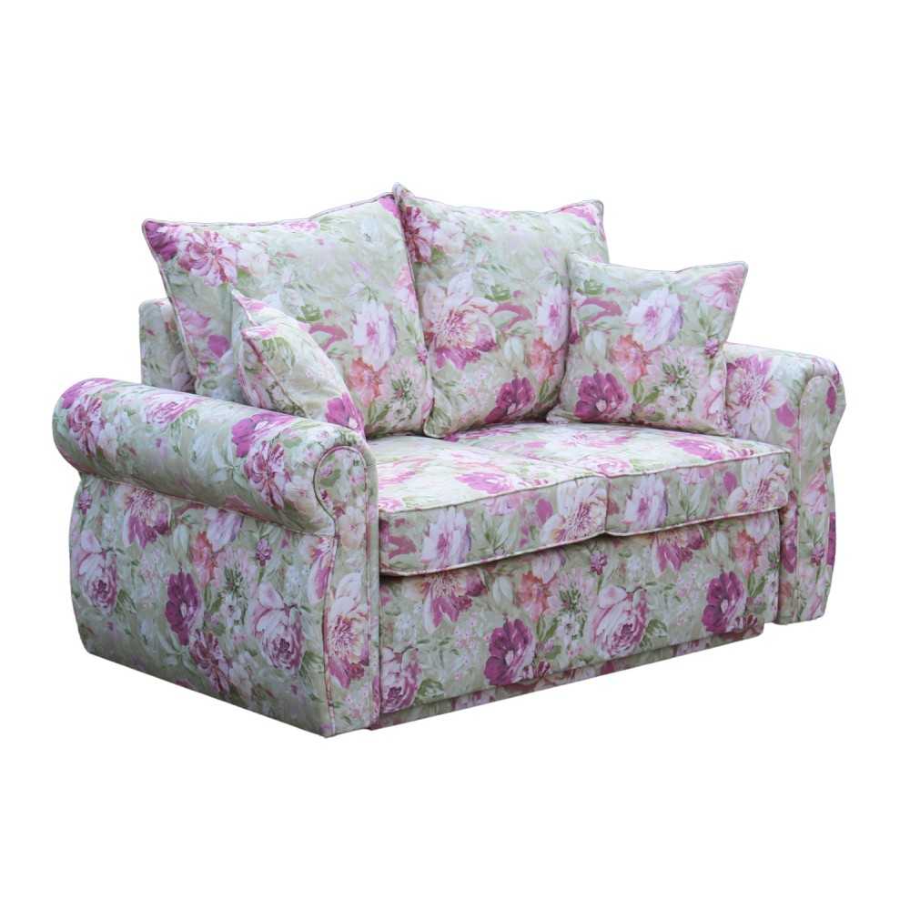English Rose 160 piękna kanapa w akwarelowe kwiaty