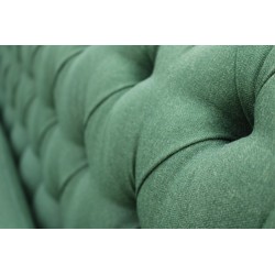 Chesterfield Windsor Slim 230 cm w butelkowej zieleni