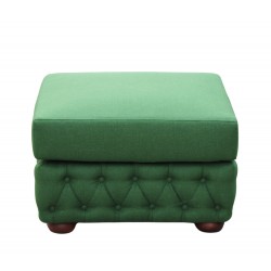 Pufa w stylu chesterfield