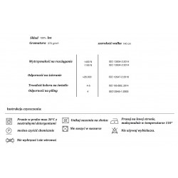 Hampton 23 taupe 100% naturalny len tapicerski