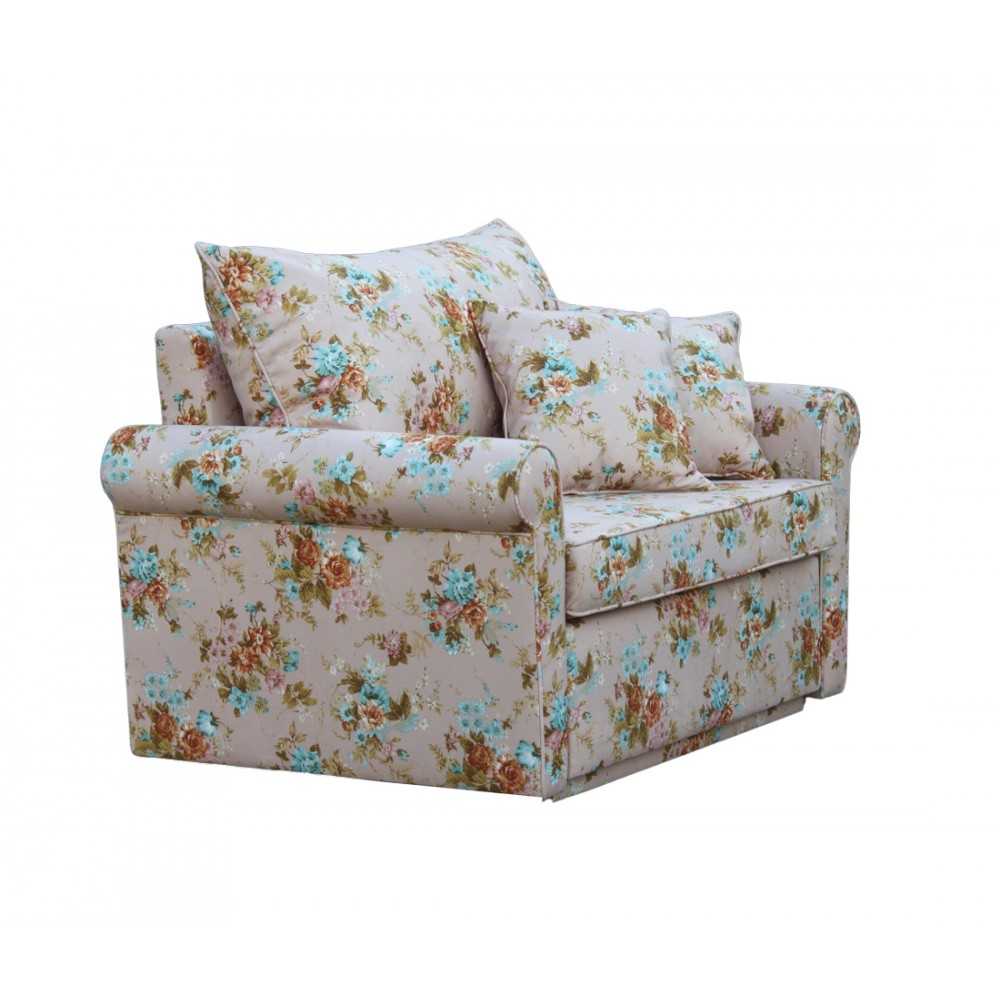 Rosaly 120 mała rozkładana sofa w kwiaty Rosaly 120 mała rozkładana sofa w kwiaty