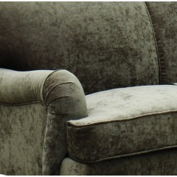 Paxton 240 oliwkowa pluszowa sofa