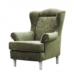 Paxton 240 oliwkowa pluszowa sofa