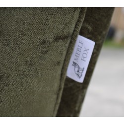 Paxton 240 oliwkowa pluszowa sofa