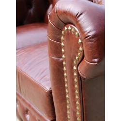 Rustykalna sofa chesterfield Windsor Slim 170