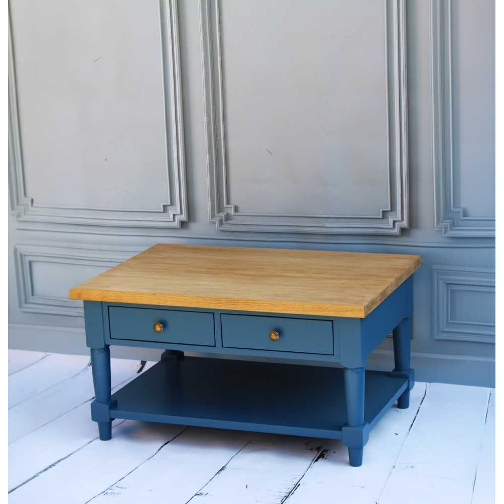 Niebieski stolik kawowy na wymiar Palermo 90x60