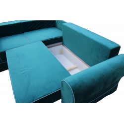 Narożnik Flower z funkcją spania od meblefox.com - Komfort i Elegancja