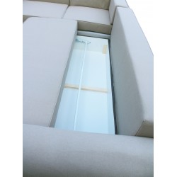 Narożnik Flower z beżowym fartuchem - Komfort i Elegancja od meblefox.com