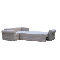 Beżowy narożnik  Flower z fartuchem