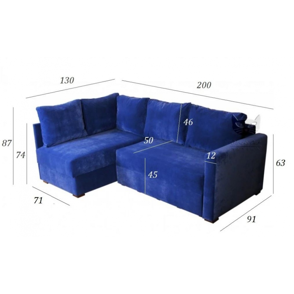 Sirius 200x170 mały narożnik do salonu