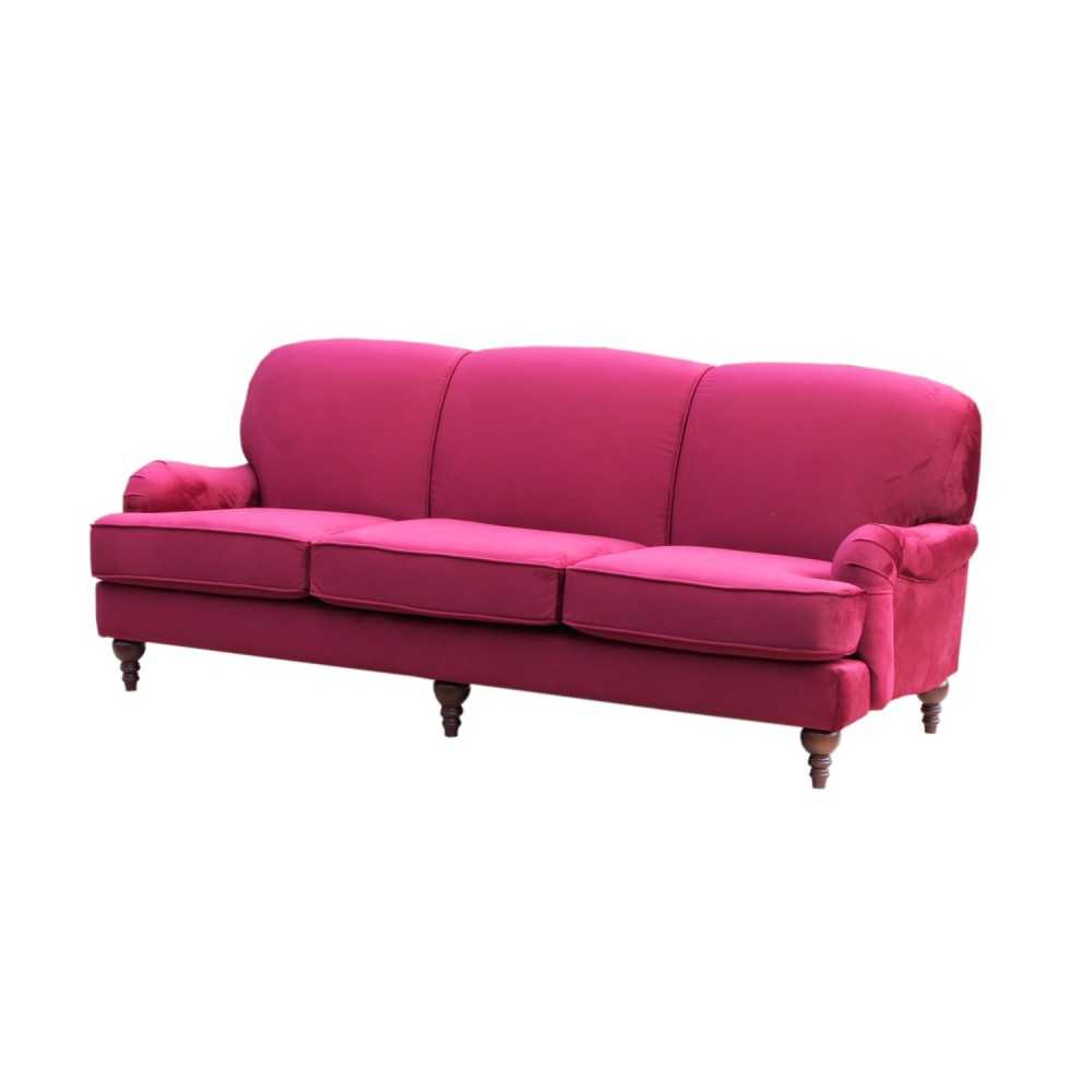 Paxton 220 cm sofa w welvetowej tkaninie Paxton 220 cm sofa w welvetowej tkaninie