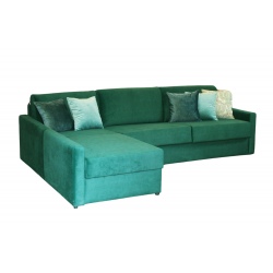 Sofa narożna z funkcją spania włoskiego Malaga 285x185