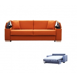 Kanapa z funkcją spania codziennego Malaga 228 + pojemniki na pościel