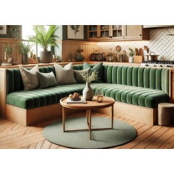 Rustykalny narożnik do jadalni na wymiar