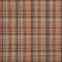 Courchevel Spice materiał na sofę w kratę