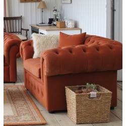 Chesterfield Retro Fotel w stylu chesterfield