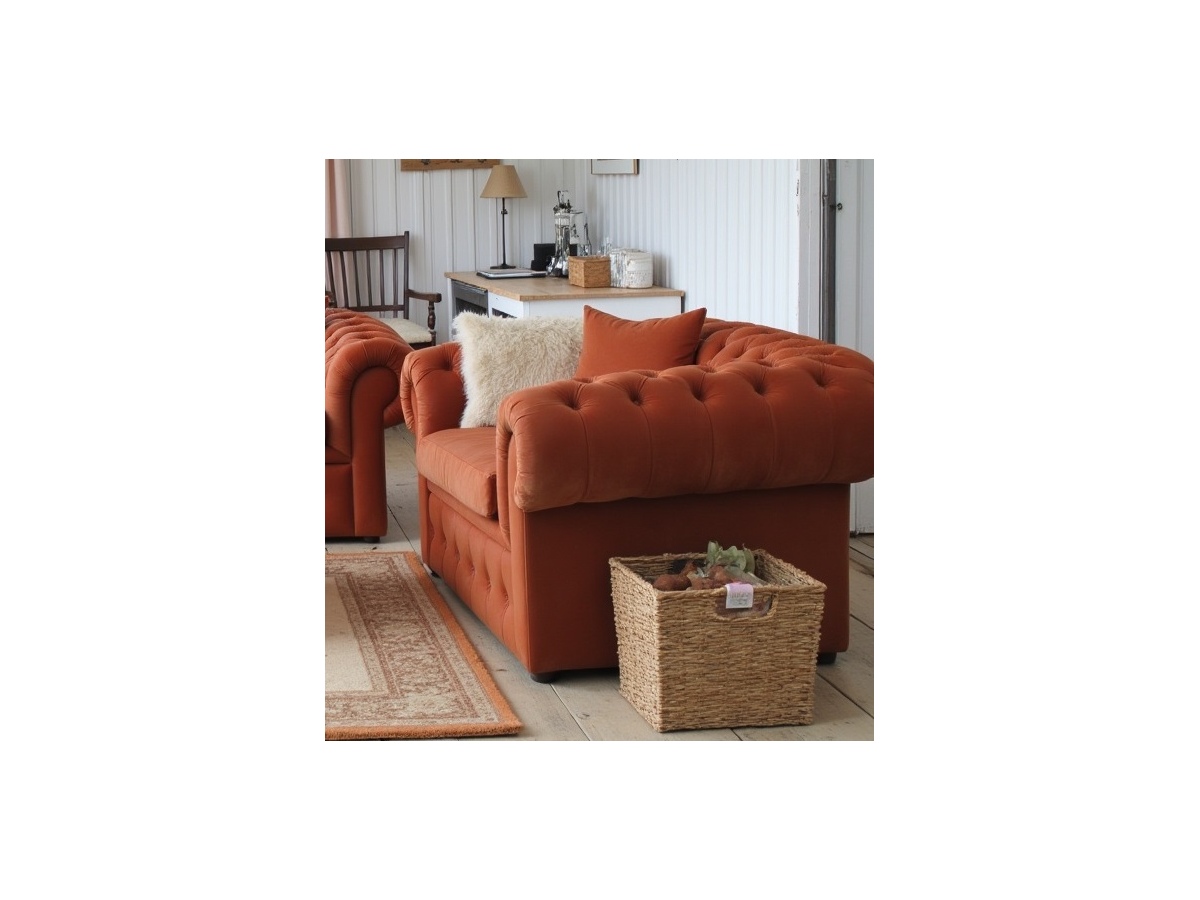 Chesterfield Retro Fotel w stylu chesterfield