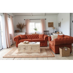 Chesterfield Retro Fotel w stylu chesterfield