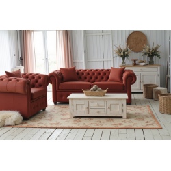 Chesterfield Retro Fotel w stylu chesterfield