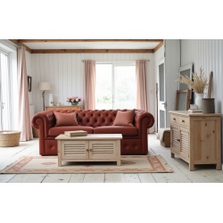 Chesterfield Retro 200 skórzana kanapa w angielskim stylu