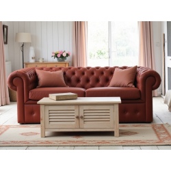 Chesterfield Retro 200 skórzana sofa w angielskim stylu