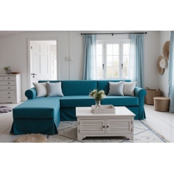 Sofa narożna z otomaną i systemem włoskim Hilton 275