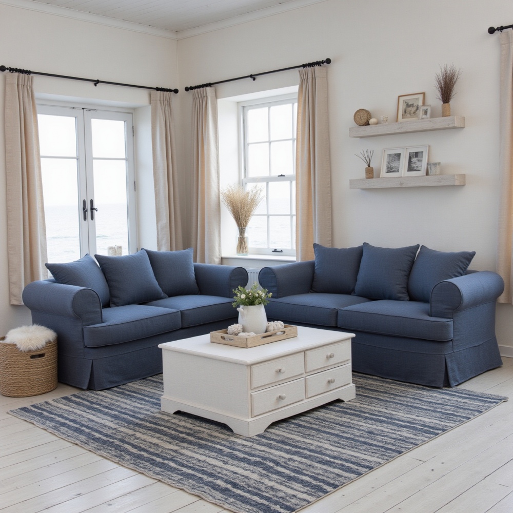 Samantha 180 - kolorowa sofa z fartuchem