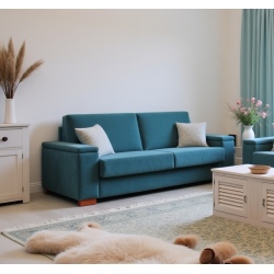 Rozkładana sofa z włoską funkcją spania do małego mieszkania Malaga 208