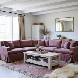 Hamptons 275x275 narożnik z falbaną na wymiar