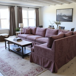 Hamptons 275x275 narożnik z falbaną na wymiar