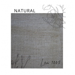 Hamptons 275x275 lniany narożnik z falbaną na wymiar