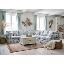 Castello 280 x 300 narożnik w kwiaty w stylu prowansalskim